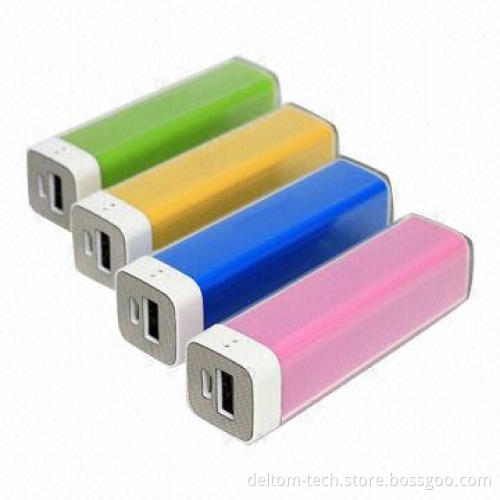 Power Bank with Capacity of 1,200/2,200mAh, Built-in 18650 Battery
